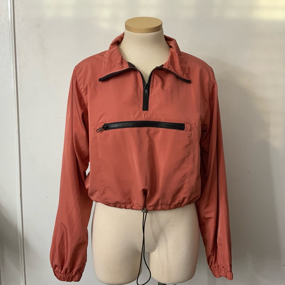 COPY - Orange windbreaker